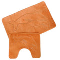 Night Zone Dolphin Nonslip Bath Mat & Pedestal Mat Set