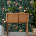 Furn Serpentine Tropical Printed Wallpaper