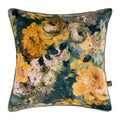 Scatter Box Yves Floral Velvet Piped Edge Feather Filled Cushion