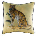 Evans Lichfield Kiable Leopard Print Piped Edge Cushion Cover, Multi, 50 x 50 Cm
