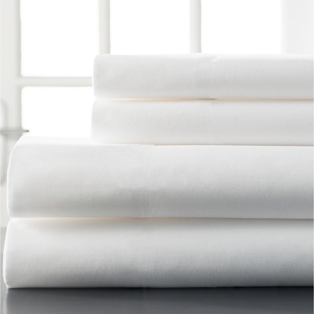 Linens Limited Super Soft Brushed Microfibre 100% Polyester Non Iron Pillow Cases, Pair