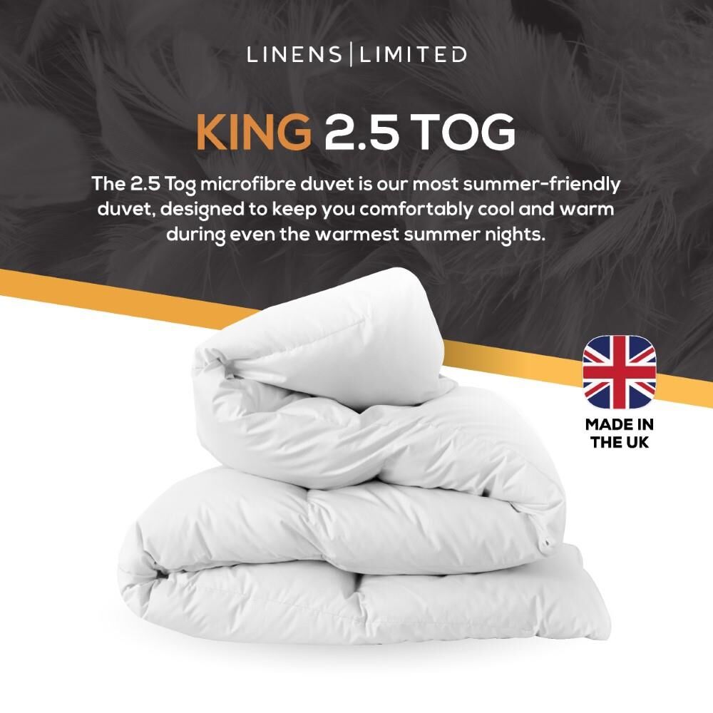 Linens Limited Luxurious Feels Like Down Microfibre Duvet