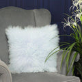 Riva Paoletti Mongolian Sheepskin Fur Cushion Cover, 40 x 40 Cm