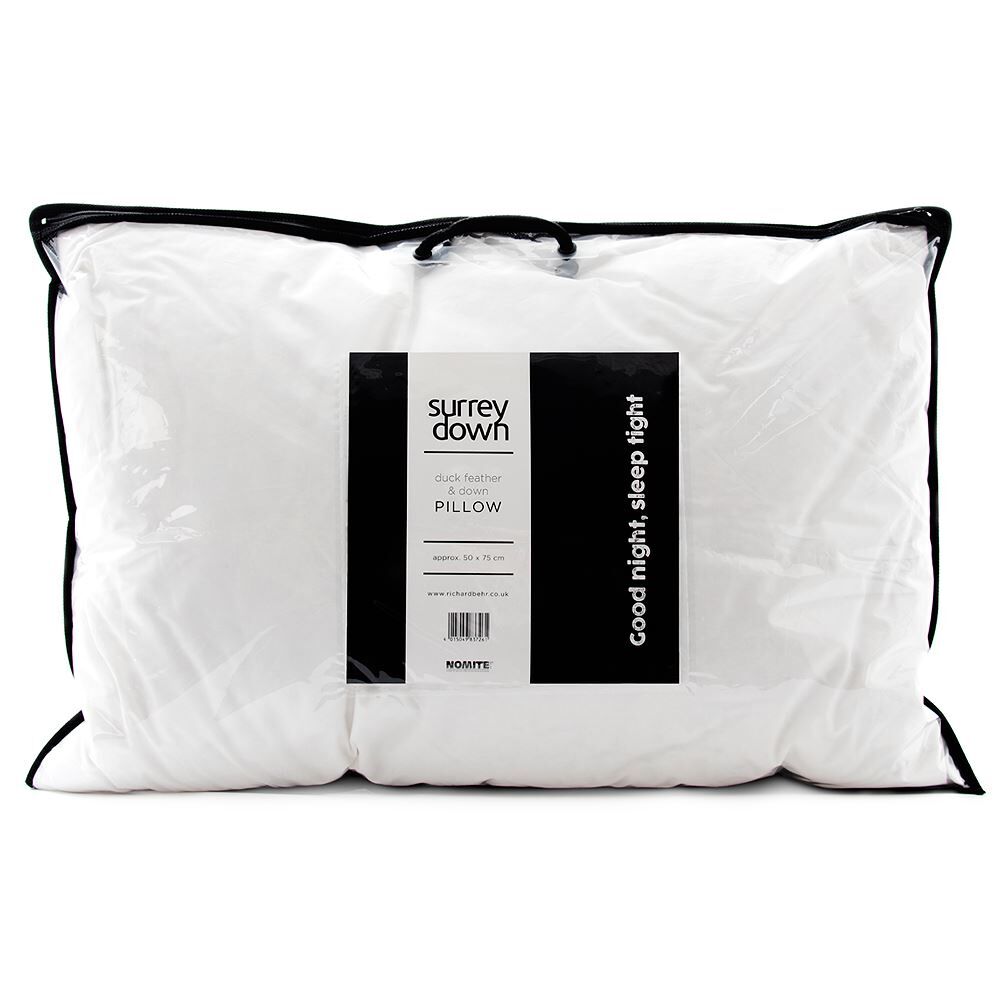 Surrey Down Home White Duck Feather And Down Surround Pillows