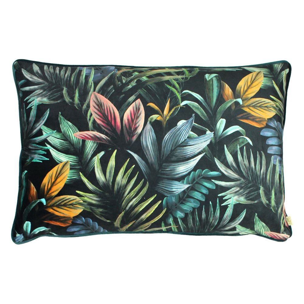 Evans Lichfield Zinara Botanical Piped Edge Cushion Cover