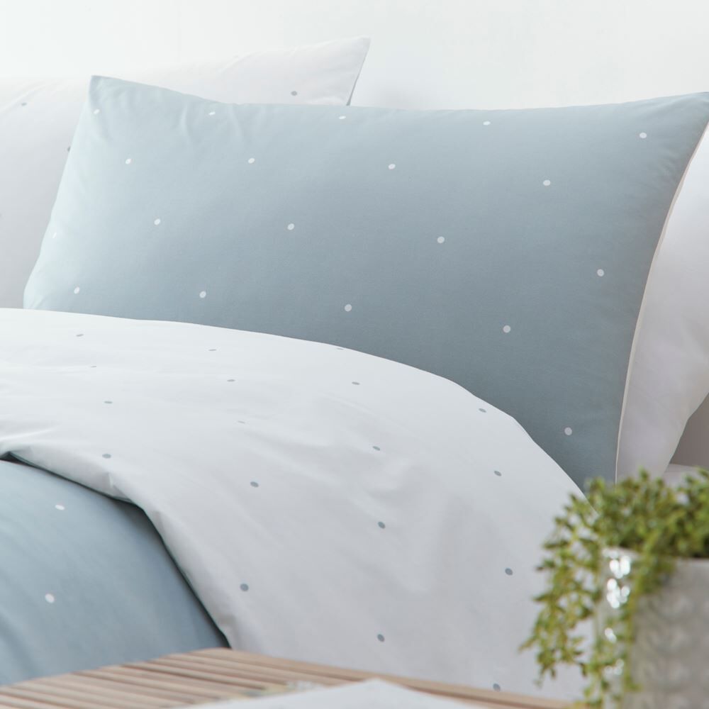 Drift Home Betty Spot Print Sustainable Eco-Friendly Reversible Duvet Cover Set
