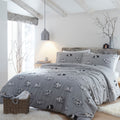 Fusion Cosy Pig 100% Brushed Cotton Reversible Duvet Cover Set