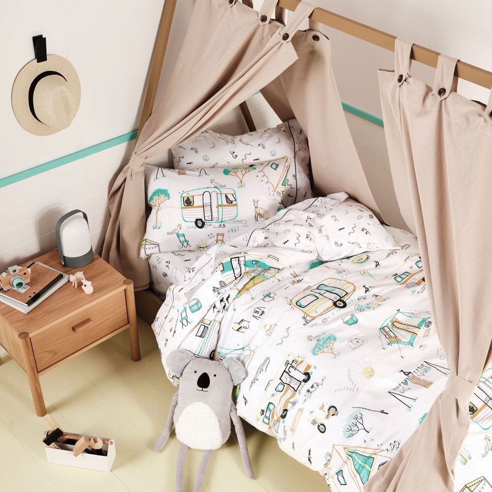 Linen House Kids Down By The River Print 100% Cotton Duvet Cover Set