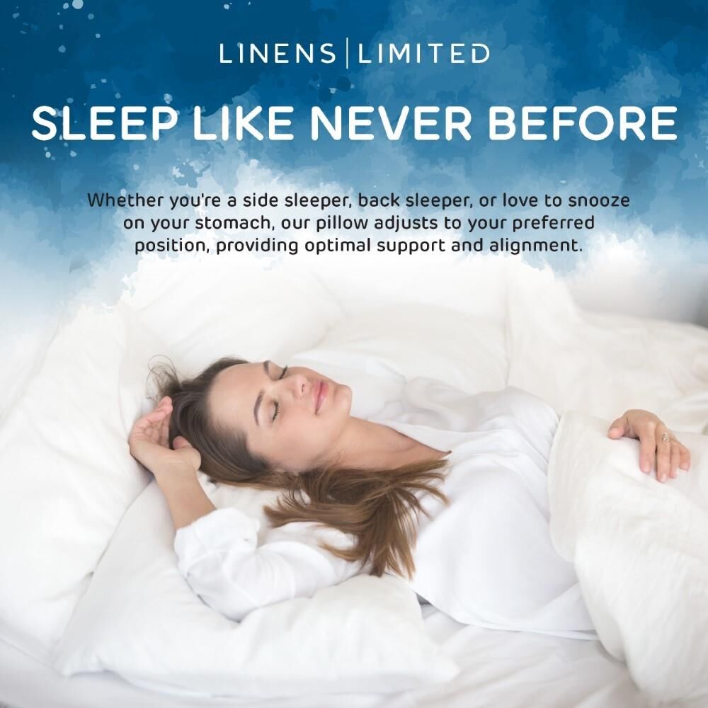 Linens Limited Bedtime Bliss Hollowfibre Non-Allergenic Pillows