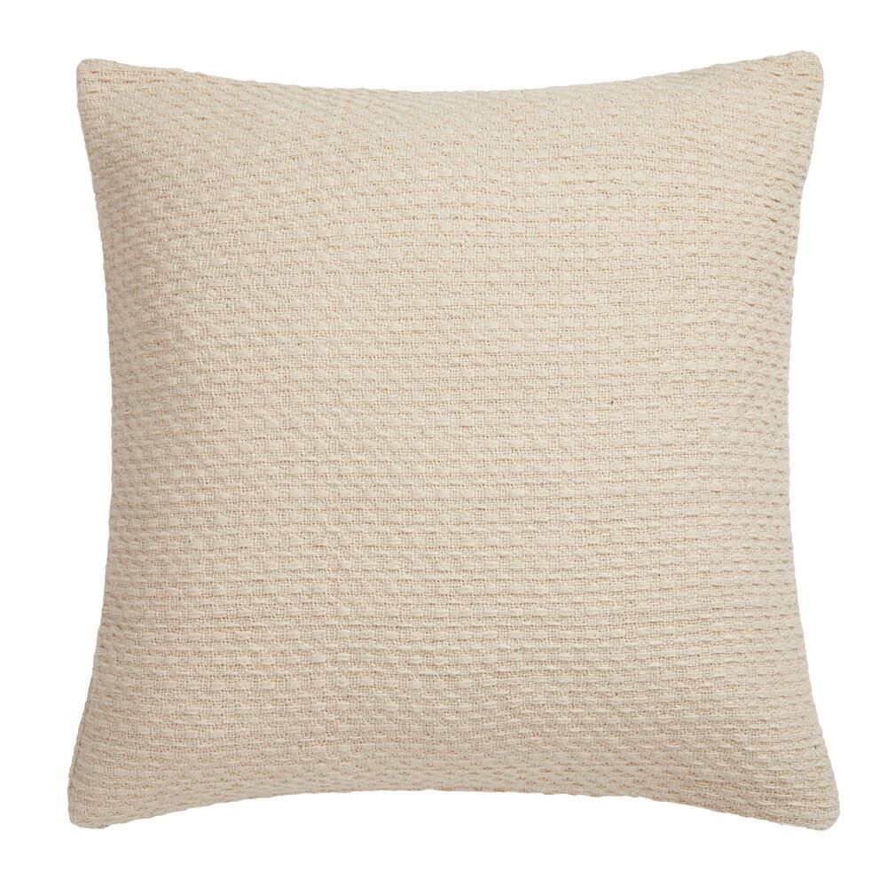 Drift Home Hayden Textured Weave Eco-Friendly 100% Recycled Cotton Filled Cushion