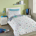 Bedlam Kids Game Glow In The Dark Print Reversible Duvet Cover Set