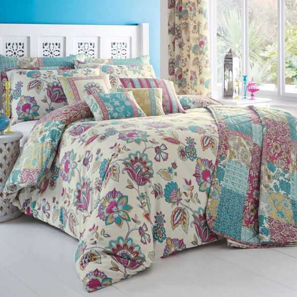 Dreams & Drapes Marinelli Floral Reversible Duvet Cover Set