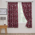Dreams & Drapes Sweet Pea Floral Print Lined Pencil Pleat Curtains