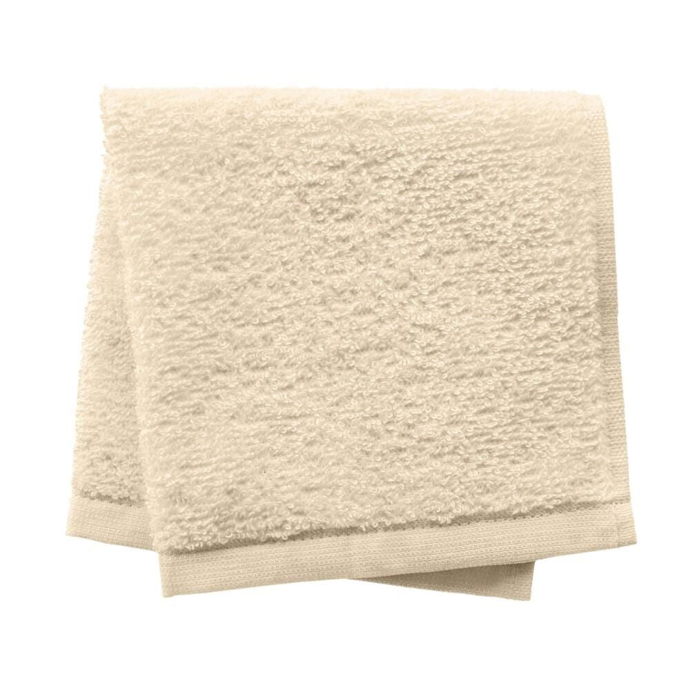 Linens Limited 100% Turkish Cotton Face Cloth, Cream
