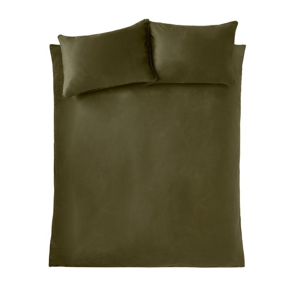 Catherine Lansfield Kingsley Soft Matt Velvet Duvet Cover Set