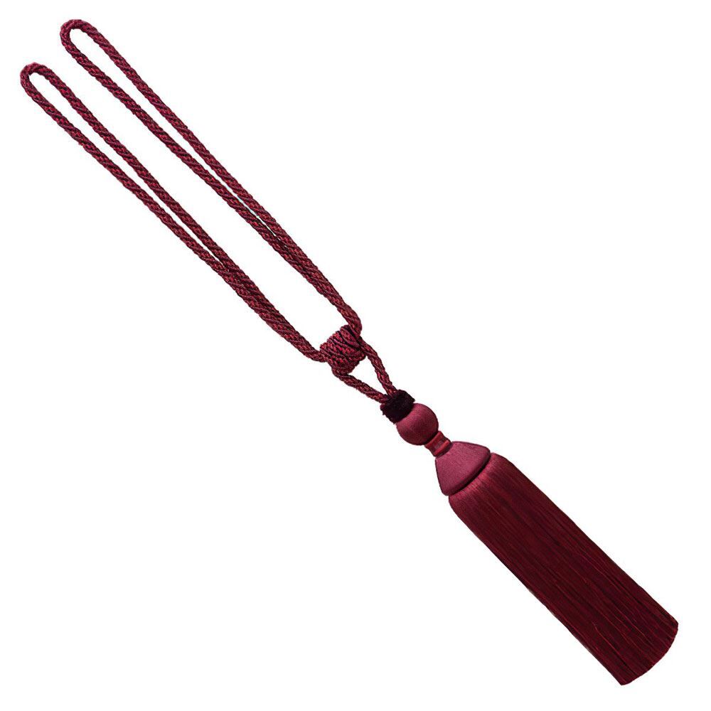 Scatter Box Regency Tasseled Curtain Tie Back, Red