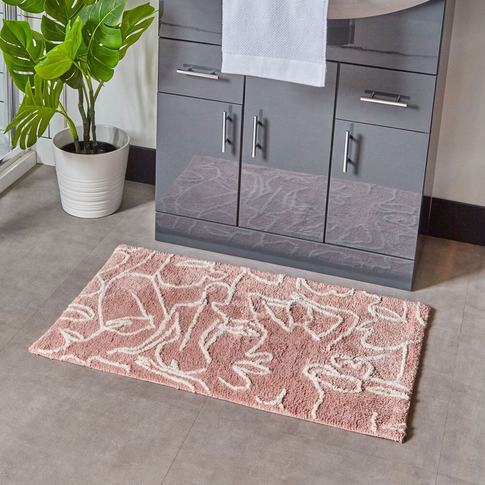 Furn Everybody Abstract 100% Cotton Bath Mat