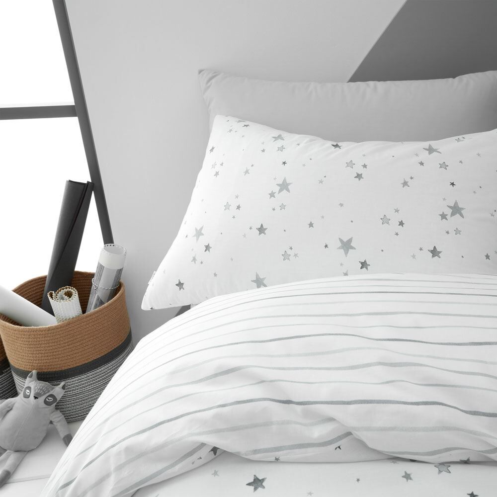 Bianca Kids Stars 100% Cotton Reversible Duvet Cover Set