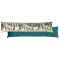 Evans Lichfield Stag Scene Watercolour Draught Excluder Cover, Teal