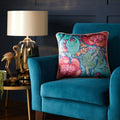 Laurence Llewelyn Bowen Down the Dilly Velvet Piped Edge Filled Cushion