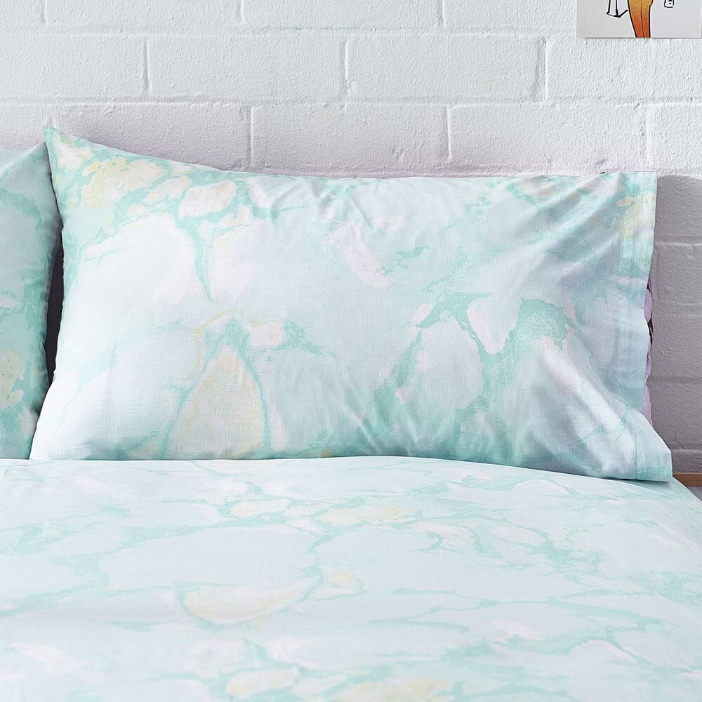 Furn Style Lab Marble Print Reversible Duvet Cover Set