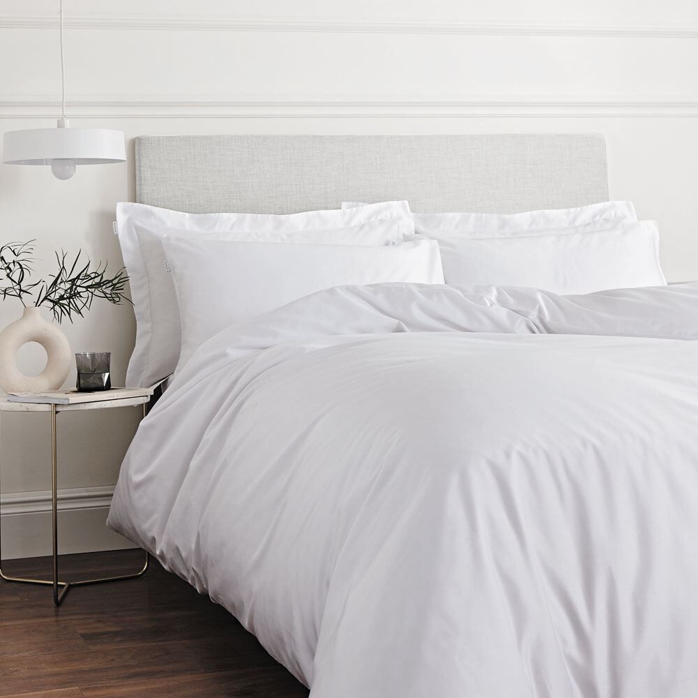 Bianca 100% Cotton Sateen 400 Thread Count Duvet Cover Set
