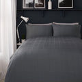 Appletree Boutique Sorelle Check 100% Cotton 200 Thread Count Duvet Cover Set