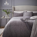Catherine Lansfield Allure Sparkle Textured Duvet Cover Set