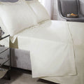 Emma Barclay 100% Egyptian Cotton 200 Thread Count Flat Sheet, Cream, Double