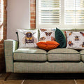 Evans Lichfield Species Bumble Bee Watercolour Print Cushion Cover, White, 43 x 43 Cm