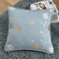 Curtina Juliette Floral Jacquard Weave Piped Edge Filled Cushion