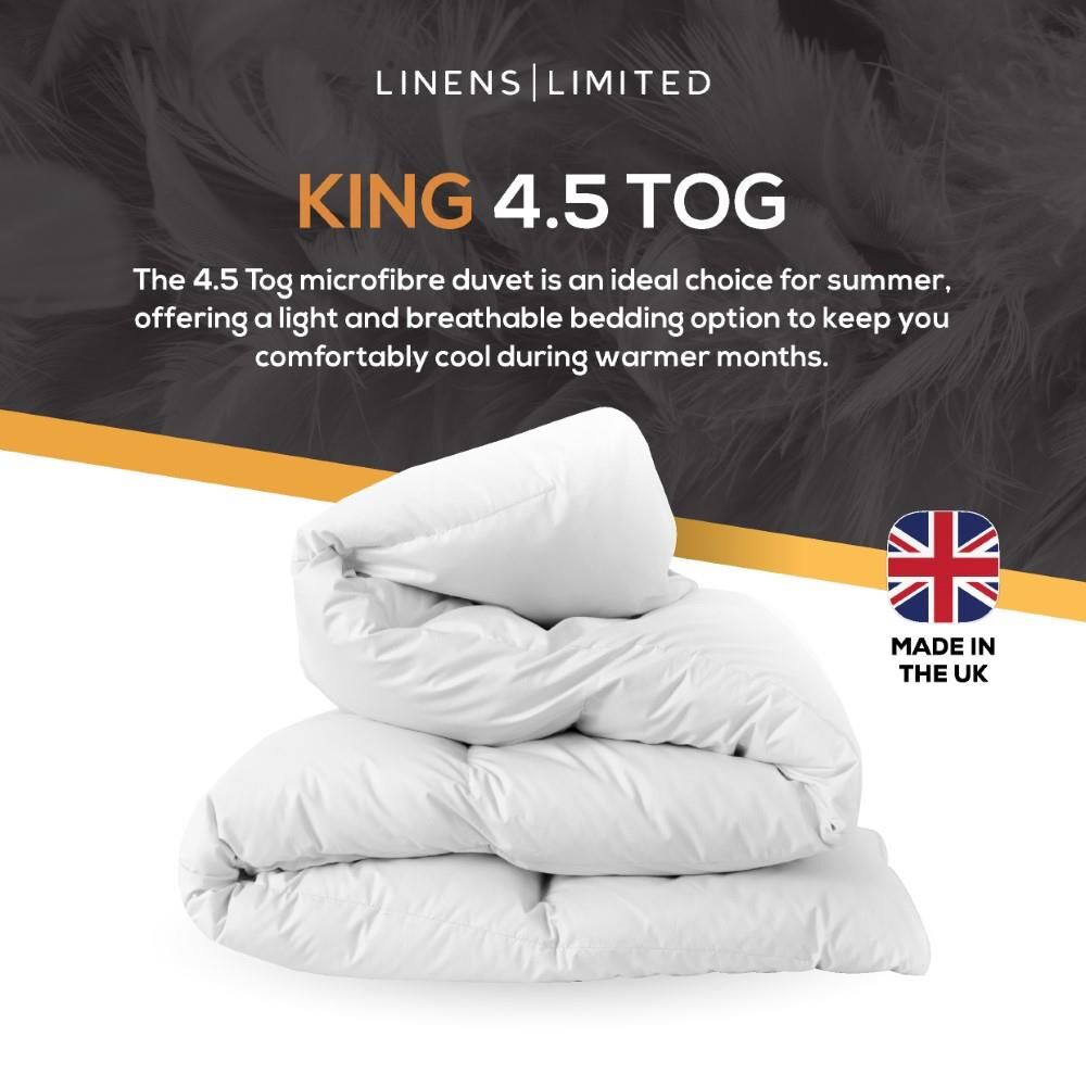 Linens Limited Luxurious Feels Like Down Microfibre Duvet