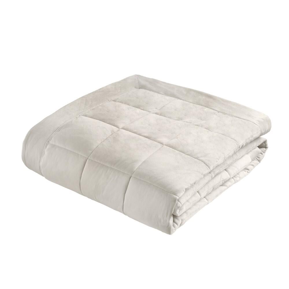 Catherine Lansfield Kingsley Matt Velvet Quilted Bedspread