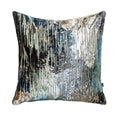 Scatter Box Oksana Cut Velvet Feather Filled Cushion, Blue