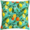 Evans Lichfield Orange Blossom Print Outdoor Cushion Cover, Multi, 43 x 43 Cm