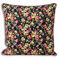 Paoletti Victoria Floral 100% Cotton Cushion Cover, 45 x 45 Cm