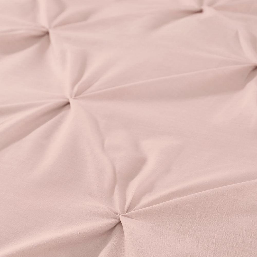 Serene Lara Ruched Easy Care Duvet Cover Set