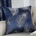 Curtina Feather Jacquard Filled Cushion, 43 x 43 Cm