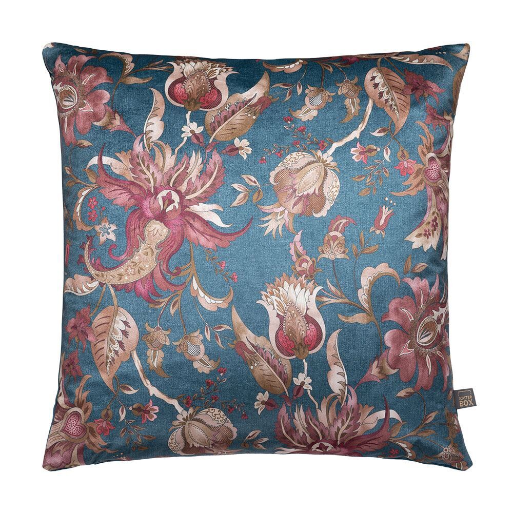 Scatter Box Leilani Botanical Scroll Feather Filled Cushion