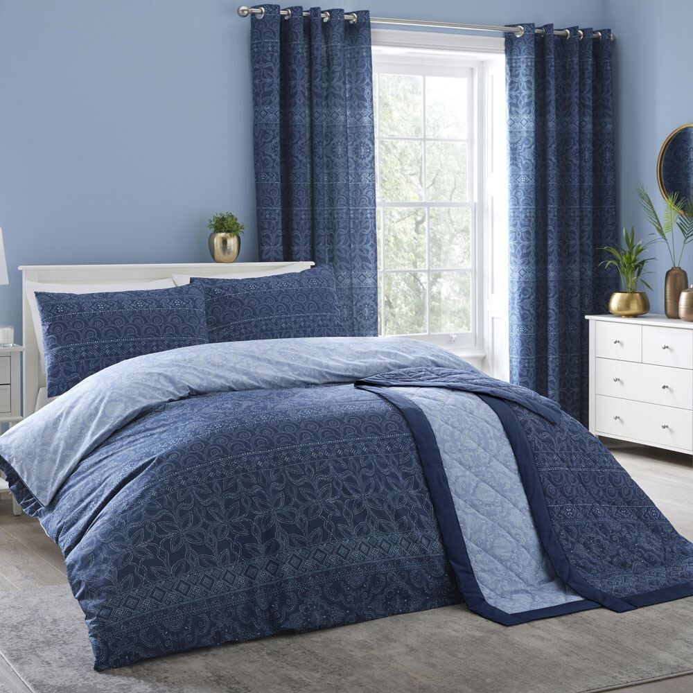 Dreams & Drapes Rohini Print Easy Care Reversible Duvet Cover Set