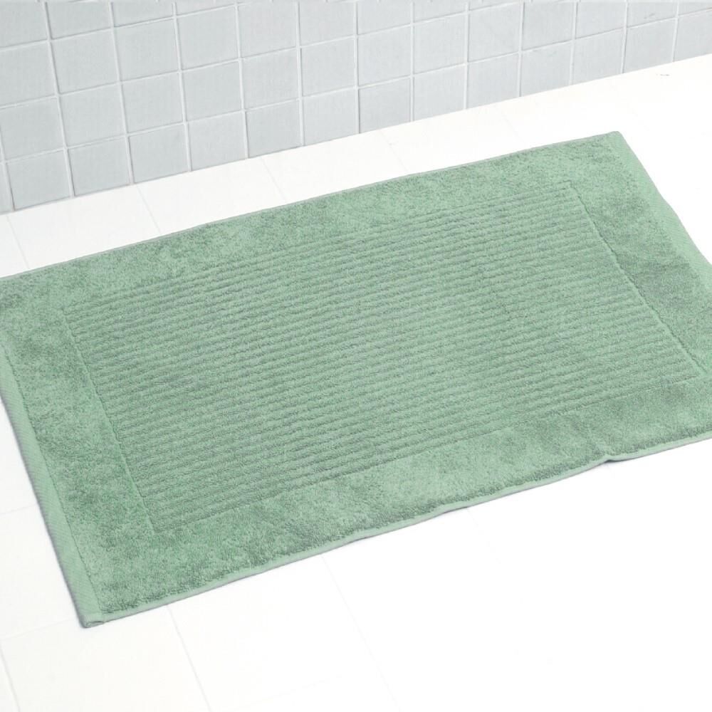 Linens Limited 100% Turkish Cotton Bath Mat, Sea Foam