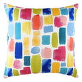 Evans Lichfield Aquarelle Dash Watercolour Print Cushion Cover, Multi, 43 x 43 Cm