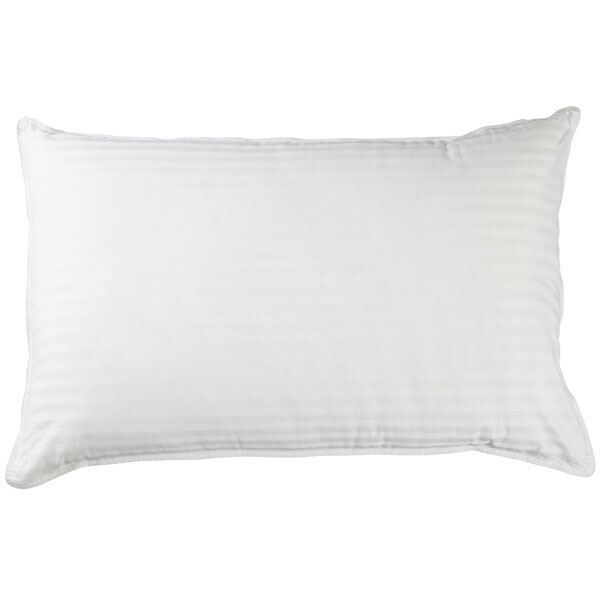 Indulgence Synthetic 100% Cotton Satin Stripe Microfibre Pillow