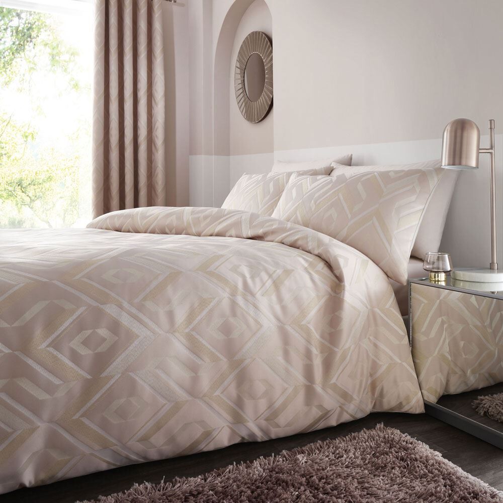 Catherine Lansfield Myles Reversible Duvet Cover Set