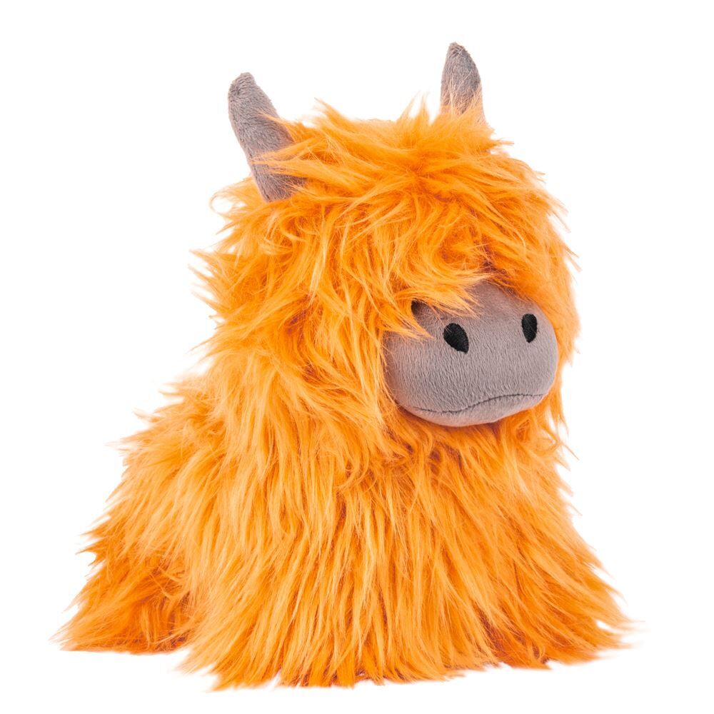 Paoletti Highland Cow Heavy Weight Door Stop, Sand, Orange
