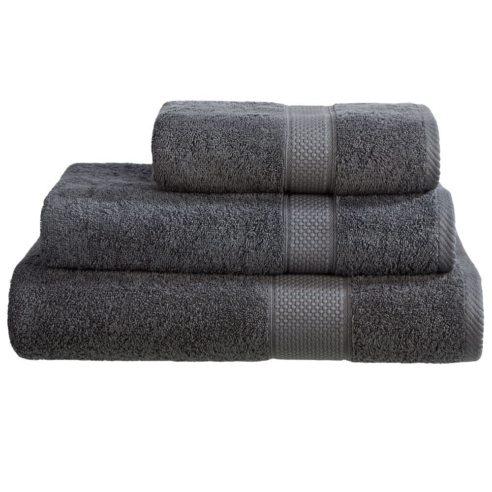 Linens Limited 100% Turkish Cotton Jumbo Bath Sheet, Grey