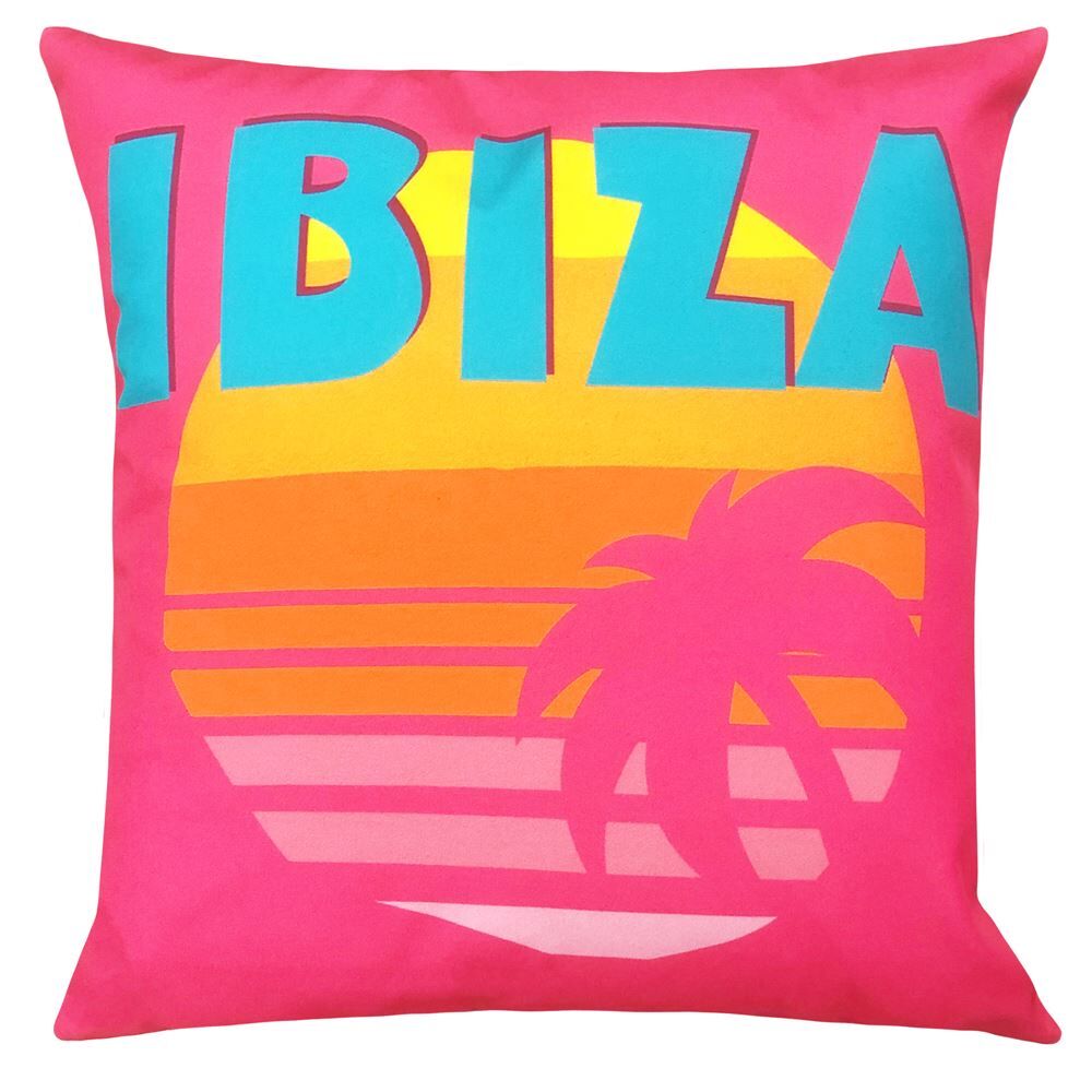 Furn Ibiza 100% UV & Water Resistant Outdoor Cushion Cover, Multi, 43 x 43 Cm