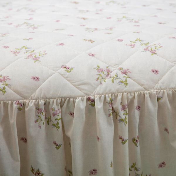 Belledorm Rose Boutique Country Dreams Floral Quilted Fitted Bedspread, Multi, Single