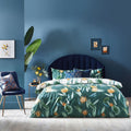 Furn Tigerlily Botanical Print Reversible Duvet Cover Set
