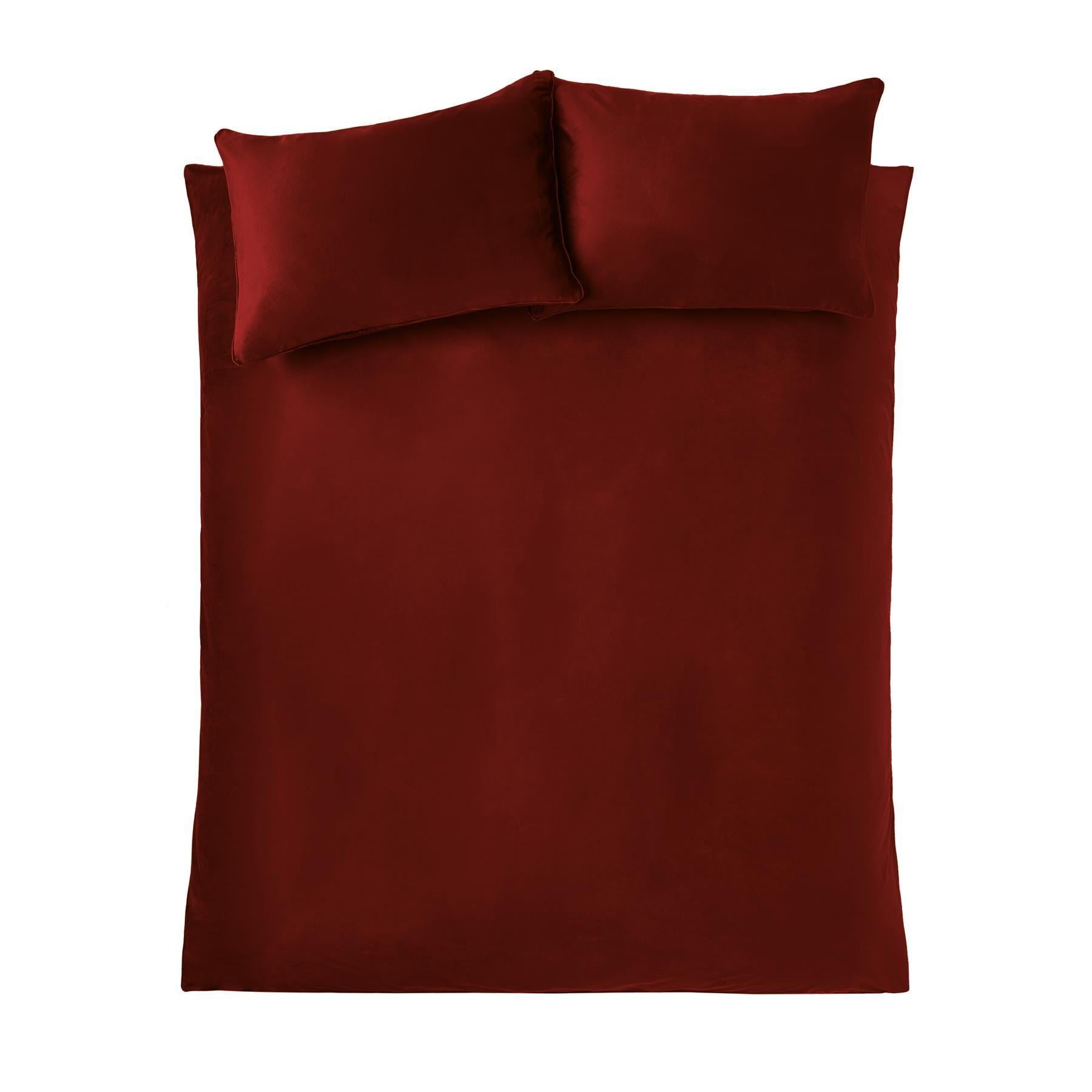 Catherine Lansfield Kingsley Soft Matt Velvet Duvet Cover Set